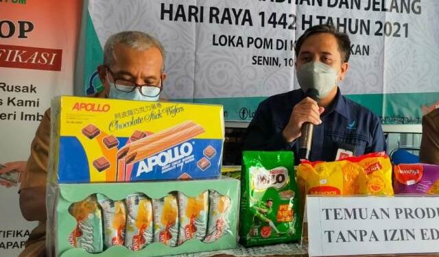 39 Produk Tanpa Izin Edar Asal Malaysia Diamankan Loka POM Tarakan