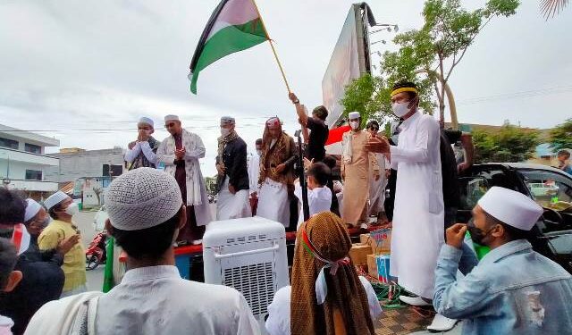 Sikapi Konflik Kemanusiaan di Palestina, Umat Islam di Tarakan Gelar Aksi Solidaritas