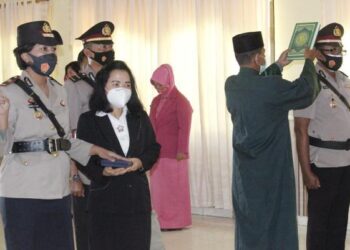 Kapolres Lantik Kasat Lantas dan Kasat Binmas Polres Malinau