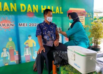 Kodim 0907/Tarakan Laksanakan Vaksinasi kepada Purnawirawan Beserta Istri dan Warakauri TNI AD