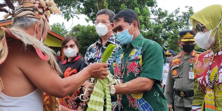 Hadiri Syukuran Selesai Panen Desa Mara Satu, Gubenur Zainal Berharap Bulungan Jadi Lumbung Padi Terbaik