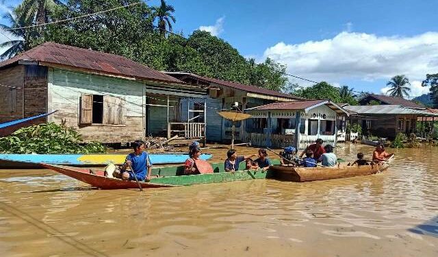 Banjir Landa Sejumlah Desa di Tiga Kecamatan di Malinau