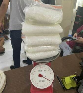 Polres Nunukan Amankan IR dan Barang Bukti 5 Kg Sabu