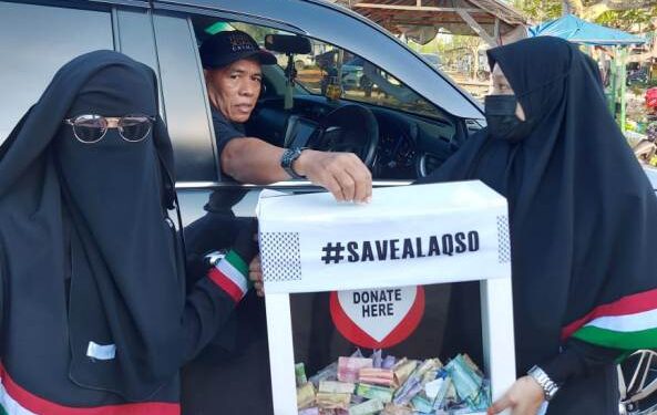 Aksi Solidaritas Gabungan Komunitas Sedekah Kumpulkan Dana Rp 20,5 Juta untuk Warga Palestina