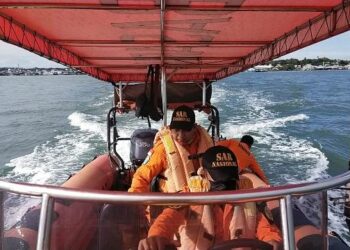 Perahu Terbalik Saat Seberangi Sungai Antutan, 1 Orang Belum Ditemukan