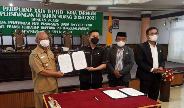Sampaikan Jawaban Pemerintah dan Sepakati Propemperda 2021, Wawali Effendhi Djuprianto Apresiasi Peran DPRD Tarakan
