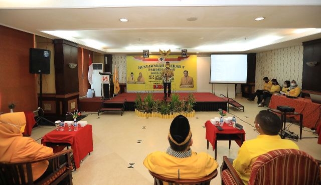Hadir di Musda Partai Golkar Tarakan, Wali Kota Khairul Harap Lahir Pemimpinan Partai Berkualitas