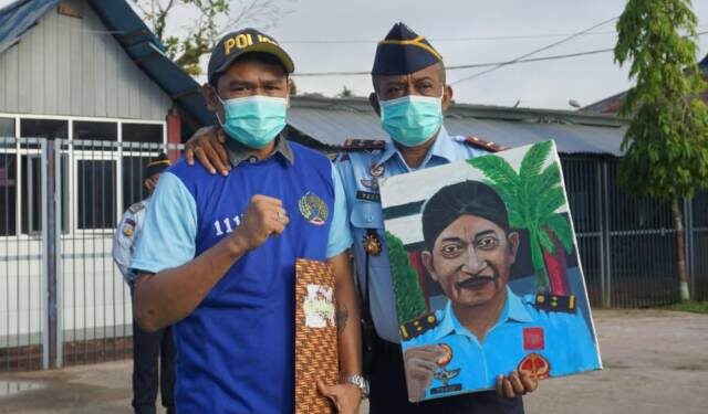 Narapidana Lapas Tarakan Juara Lomba Lukis Nasional di Peringatan HANI Tahun 2021