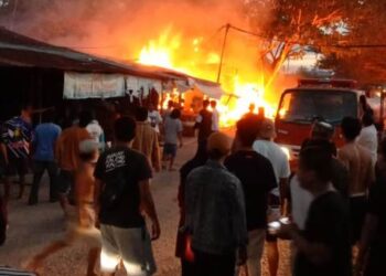 Kebakaran di Juata Laut Hanguskan 1 Rumah dan 1 Kios