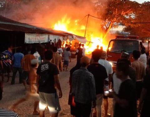 Kebakaran di Juata Laut Hanguskan 1 Rumah dan 1 Kios