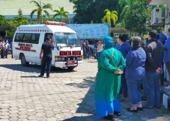 Keluarga Besar Almarhum dan RSUD Tarakan Lepas Kepergian Satu Tenaga Kesehatan yang Meninggal karena Terpapar Covid-19