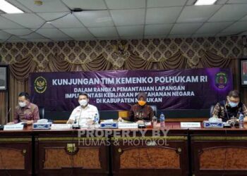 Terima Kunjungan Tim Kemenkopolhukam, Bupati Laura Sampaikan Kondisi Perbatasan