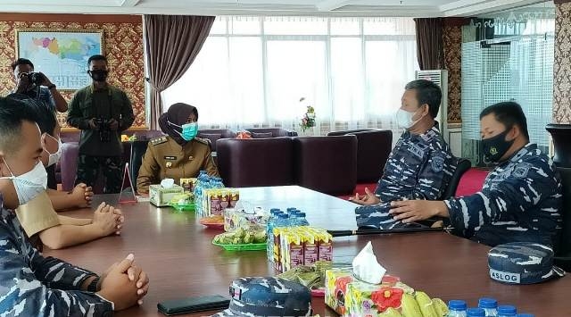 Bupati Laura Terima Kunjungan Danlatamal XIII/Tarakan