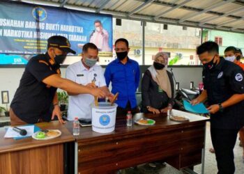 BNNK Tarakan Ringkus Seorang Pria, Amankan 8 Paket Sabu 25,32 Gram