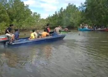 Seorang Diduga Diterkam Buaya saat Mencari Pumpun di Muara Rahayu