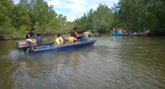 Seorang Diduga Diterkam Buaya saat Mencari Pumpun di Muara Rahayu
