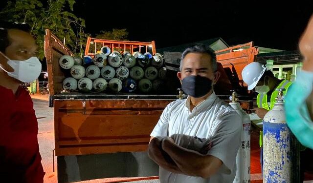 Tabung Oksigen Bantuan PKT Tiba di Tarakan