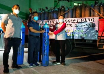 200 Tabung Oksigen Tiba di Tarakan, Menyusul Bantuan 2 Ribu Tabung