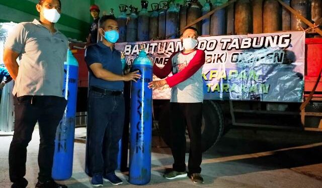 200 Tabung Oksigen Tiba di Tarakan, Menyusul Bantuan 2 Ribu Tabung