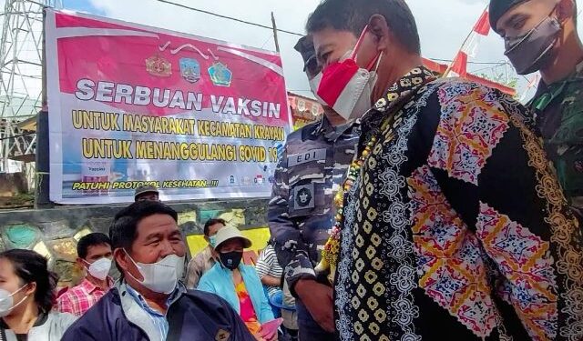 Tinjau Pelaksanaan Vaksin Perbatasan, Gubernur Zainal Akan Usulkan Penambahan Stok Vaksin