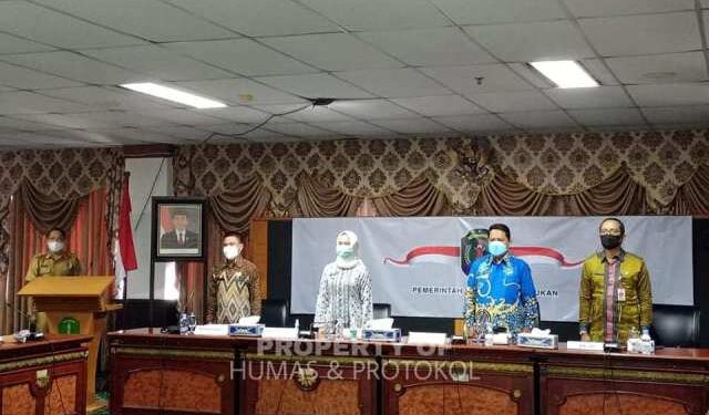Bupati dan Wabup Nunukan Hadiri Launching MCP Bersama Kemendagri, KPK dan BPKP Secara Virtual