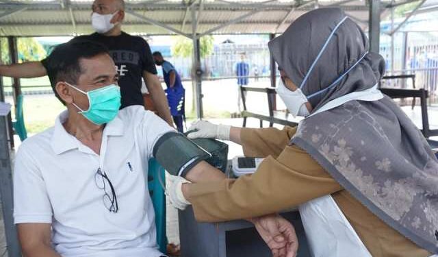 Ratusan Warga Lapas Tarakan Terima Dosis Pertama Vaksin Moderna