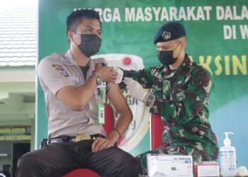 Kejar Herd Immunity, Kodim 0907/Trk Kembali Berikan Vaksin Gratis untuk Masyarakat