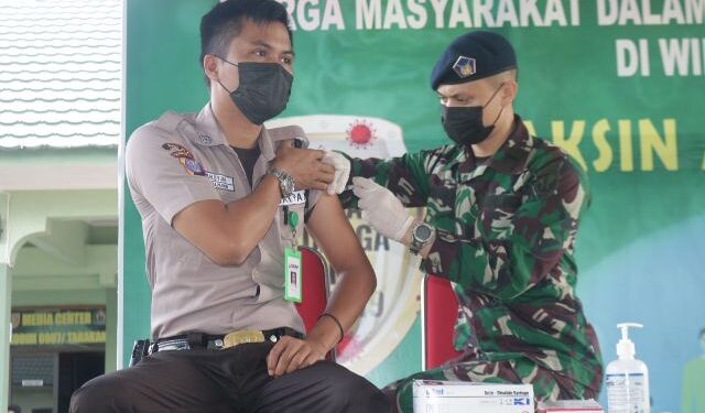 Kejar Herd Immunity, Kodim 0907/Trk Kembali Berikan Vaksin Gratis untuk Masyarakat