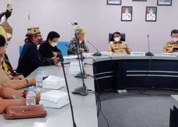 Audiensi dengan Lembaga Adat Dayak, Gubernur Zainal Paparkan Kesiapan SDM Kaltara