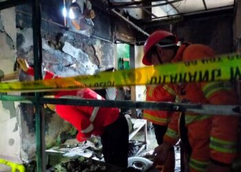 Ruang Dapur Cafe Galileo Hangus Terbakar, Diduga Api Berasal dari Kompor Gas