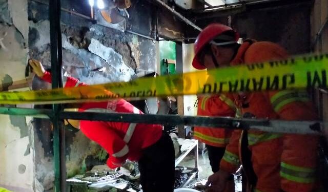 Ruang Dapur Cafe Galileo Hangus Terbakar, Diduga Api Berasal dari Kompor Gas