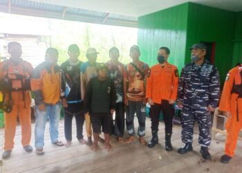 Tiga Warga Tarakan Ditemukan Selamat Setelah 12 Jam Bertahan di Laut
