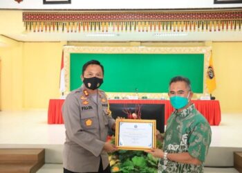 Ungkap Kasus Pemalsuan Dokumen Hasil Swab, Kartu Vaksin dan Vaksin Berbayar, Pemkot Beri Perhargaan Kepada Polres Tarakan