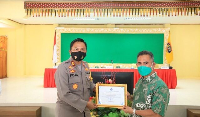 Ungkap Kasus Pemalsuan Dokumen Hasil Swab, Kartu Vaksin dan Vaksin Berbayar, Pemkot Beri Perhargaan Kepada Polres Tarakan