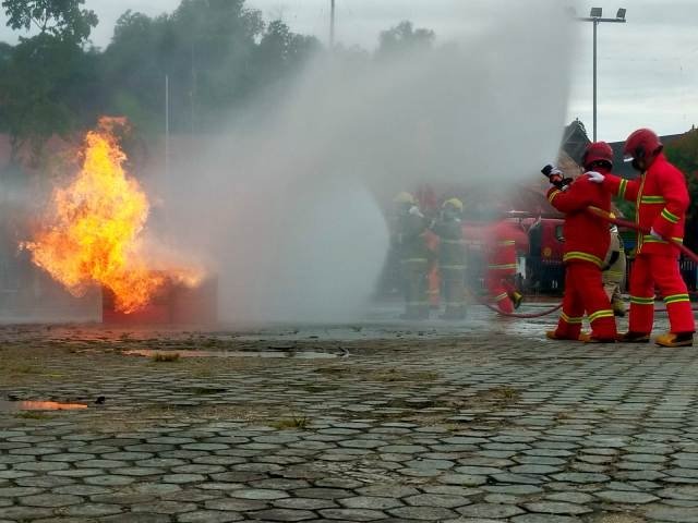 Lanjutkan Kerja Sama Dalam Penanganan Kebakaran di Tarakan