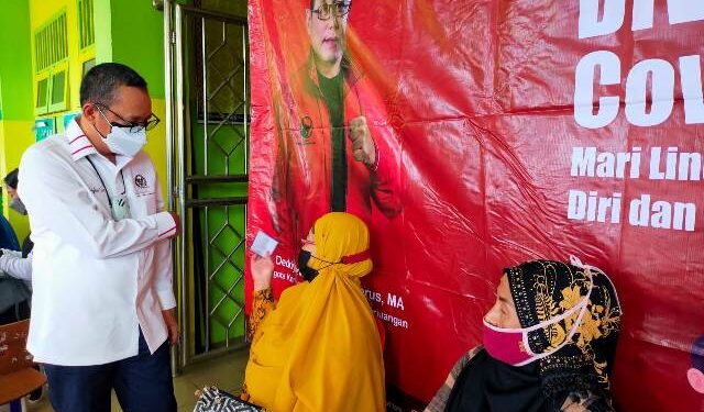 Gelar Vaksinasi Tahap Tiga, Deddy Sitorus Komitmen Upayakan Stok Vaksin untuk Kaltara