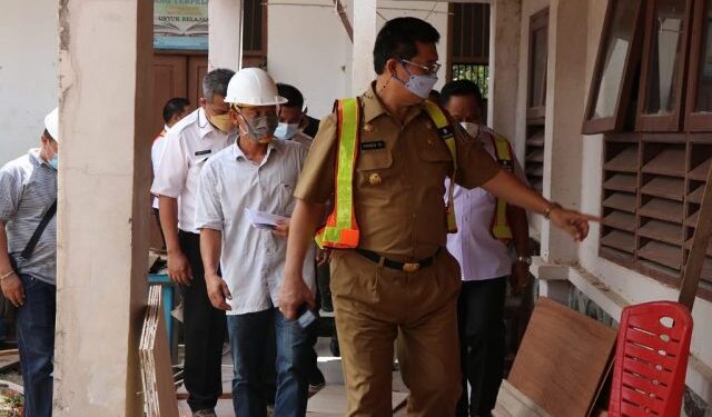 Wagub Yansen Tinjau Empat Kegiatan Pembangunan di Malinau