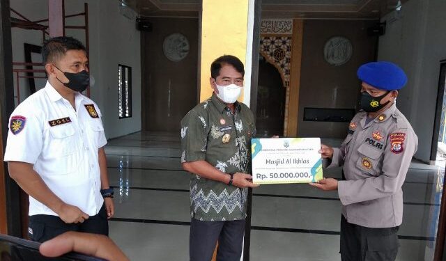 Pemprov Kaltara Bantu Pembangunan Masjid Al-Ikhlas Polairud Polda Kaltara