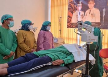 Kaltara Peduli, TP-PKK Bersama Dinkes Gelar Operasi Katarak