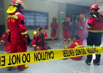 Tim Fire and Rescue RSUD Tarakan Dibekali Latihan Tanggap Darurat Kebakaran