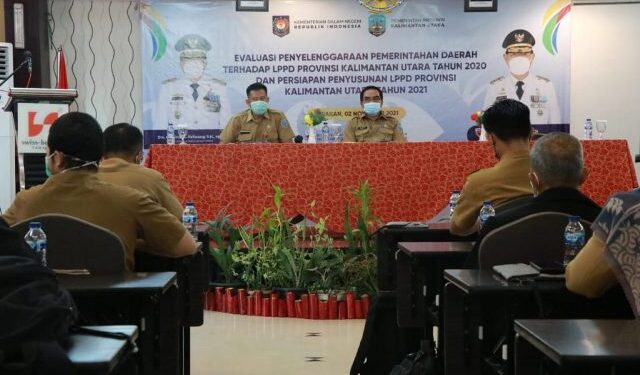 Pemprov Kaltara Gelar  Evaluasi Penyelenggaraan Pemerintahan Daerah