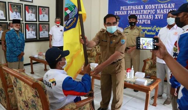 Lepas Kontingen Peparnas, Sekprov Suriansyah Pesan Jaga Nama Baik Kaltara