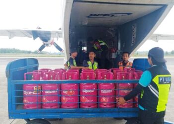 Penuhi Kebutuhan Masyarakat Krayan, Pertamina Kirim Ratusan Tabung LPG