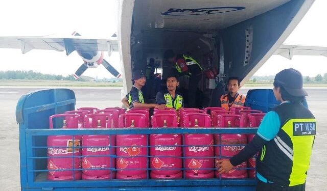 Penuhi Kebutuhan Masyarakat Krayan, Pertamina Kirim Ratusan Tabung LPG
