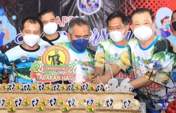 Hadiri HUT Tarakan House Harriers, Wali Kota Khairul Ajak Lawan Pandemi Covid-19