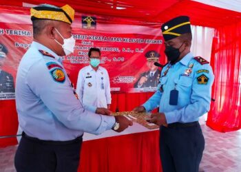 Kepala Lapas Tarakan Berganti, Pesan Kakanwil KemenkumHAM Kaltim, Deteksi Dini, Berantas Narkoba dan Tingkatkan Sinergitas