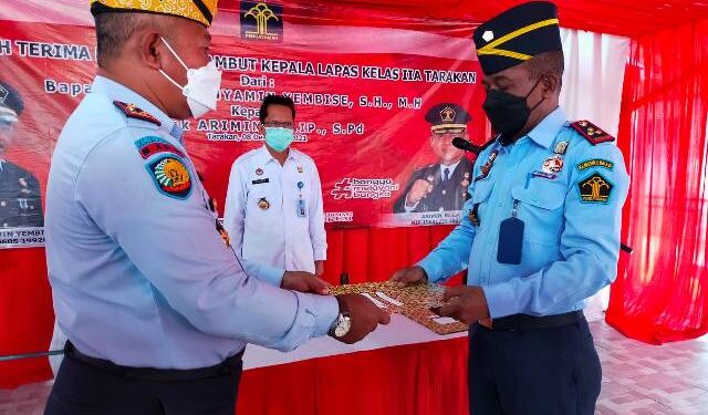 Kepala Lapas Tarakan Berganti, Pesan Kakanwil KemenkumHAM Kaltim, Deteksi Dini, Berantas Narkoba dan Tingkatkan Sinergitas