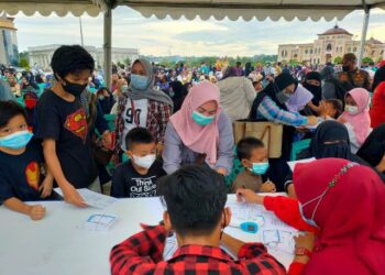 Akselerasi Binda Kaltara dan Pemkot Tarakan Gelar Vaksinasi Anak 6-11 Tahun Disambut Antusias Masyarakat