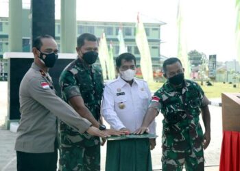 Hadiri Peresmian Markas Korem 092/Maharajalila, Gubernur Zainal Sampaikan Pesan Presiden