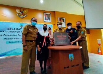 Resmikan Nama RSUD dr. H. Jusuf SK, Gubernur Zainal Berharap Jadi Semangat Baru Memberikan Pelayanan Lebih Baik